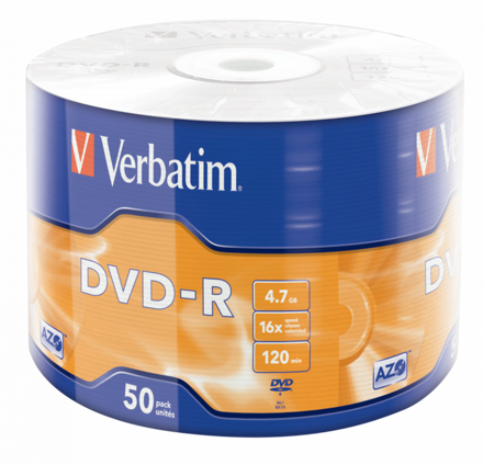 Verbatim DVD-R 16x 4,7GB shrink  50