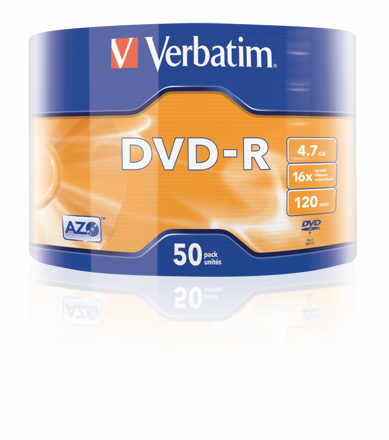 Verbatim DVD-R 16x 4,7GB shrink  50