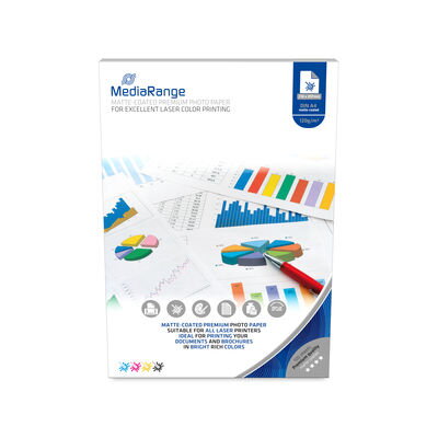Mediarange Fotopapír A4 matt 120g, (100)