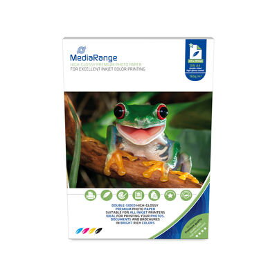 Mediarange Fotopapier A4 obojstranný lesklý 160g, (50)