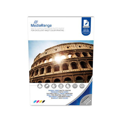 Mediarange Fotopapier A4 obojstranný matný 140g, (100)