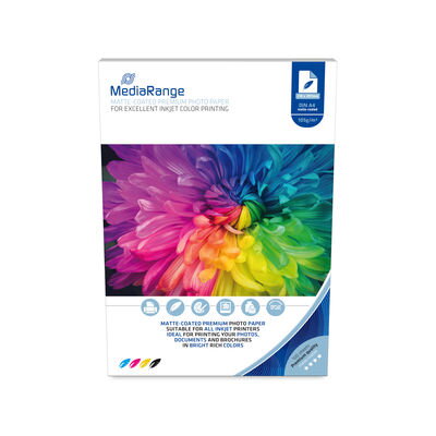 Mediarange Paper A4  Matte, 105g, (100)