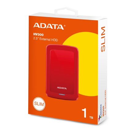 Adata HDD 1 TB 2,5" HV300 Red 3.1