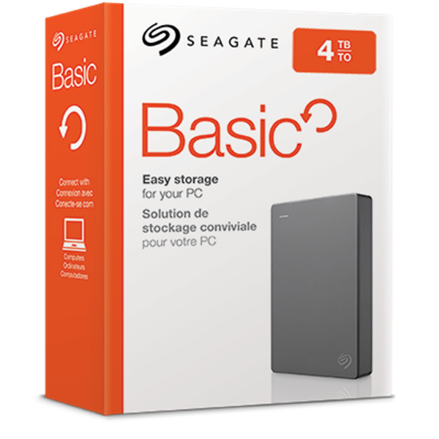 Seagate HDD 4TB Basic 2,5" USB 3.0