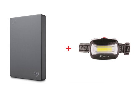 Seagate HDD 5TB Basic 2,5" USB 3.0 + čelovka