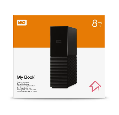 Externí HDD 3,5" WD My Book 8TB USB 3.0.