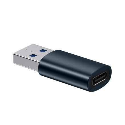 Baseus  Adaptér Mini USB 3.1 OTG na USB typu C modrý