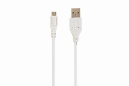 Gembird micro USB kabel 2.0, 1m, biely