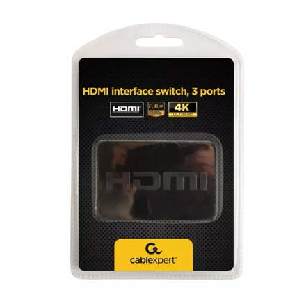 Gembird HDMI prepínač 3-portový 