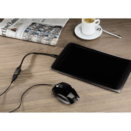 HAMA redukcia USB A zásuvka - micro B vidlica, 15cm