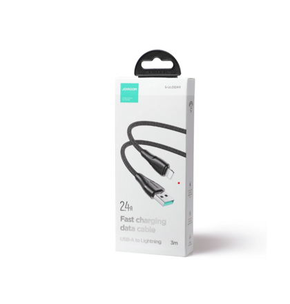 Joyroom kábel USB-A / Lightning / 3m čierny