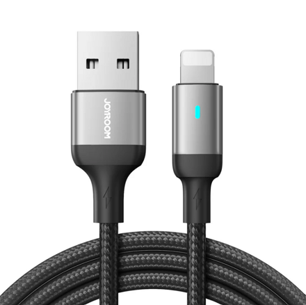 Joyroom kábel USB na LIGTNING  2.4A 1,2 m čierny