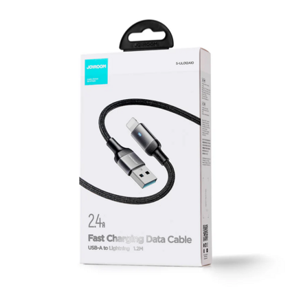 Joyroom kábel USB na LIGTNING  2.4A 1,2 m čierny