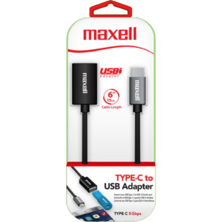 MAXELL Type-C - USB-A adaptér, 15cm MAXELL Type-C - USB-A adaptér, 15cm