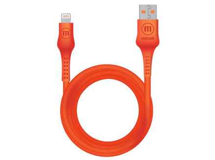 Maxell USB - LIGHTNING JELLEZ CABLE 1,2m  Orange