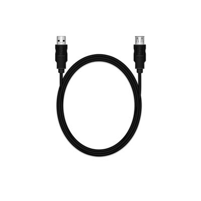 MediaRange 2.0 USB extension cable, AM-AF, 1,8m, black