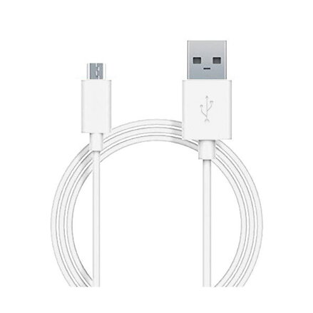 Omega PVC Micro USB Data Bulk 1M White