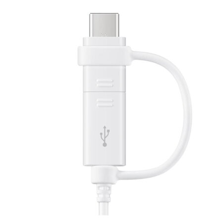 Samsung Combo dátový kábel EP-DG930DWEGWW, (Micro USB, Type-C), Biely