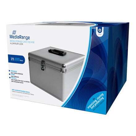 MediaRange DJ Case Silver for 300 disc