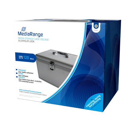 MediaRange DJ Case Silver for 120 disc