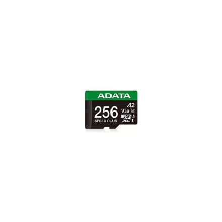ADATA Speed Plus MicroSDXC 256GB UHS-I U3 V30 A2 + adapter 180/160 MB/s