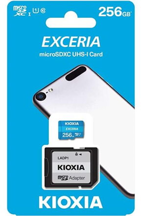 Kioxia microSDXC 256GB M203 UHSI U1 adapter Exceria