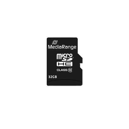 Mediarange Micro SDHC 32GB Class 10+ adapter