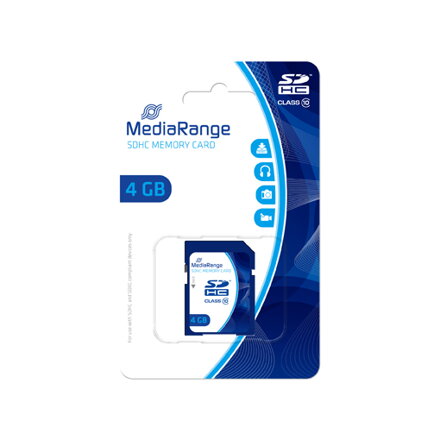 MediaRange SDHC 4GB class 10