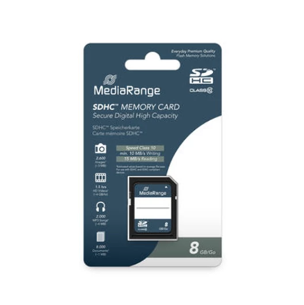 MediaRange 8GB SDHC Class 10