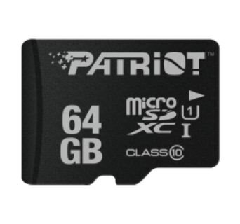 PATRIOT 64GB microSDHC Class10  bez adapteru