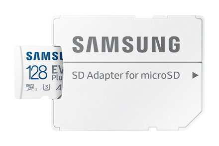 Samsung EVO Plus Micro SDXC 128GB + adaptér UHS-I U3  Class 10 160 MB/s