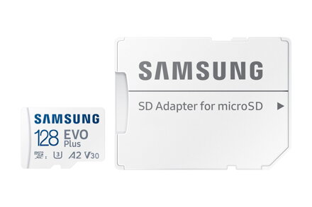 Samsung EVO Plus Micro SDXC 128GB + adaptér UHS-I U3  Class 10 160 MB/s