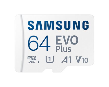 Samsung EVO Plus Micro SDXC 64GB + adaptér UHS-I U1  Class 10 160 MB/s