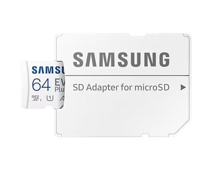 Samsung EVO Plus Micro SDXC 64GB + adaptér UHS-I U1  Class 10 160 MB/s
