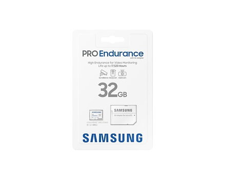 SAMSUNG PRO Endurance microSDHC memóriakártya  100 MB/s (SD adaptér) 32 GB