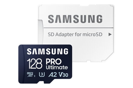 Samsung PRO Ultimate micro SDXC 128GB 200MB/s UHS-I U3  Class 10 + Adaptér