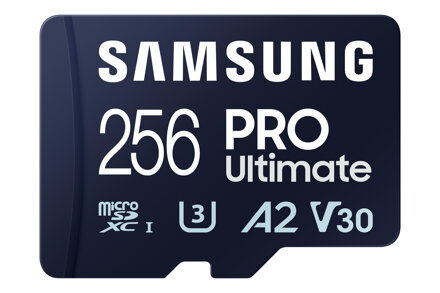 Samsung PRO Ultimate micro SDXC 256GB 200MB/s UHS-I U3  Class 10 + Adaptér