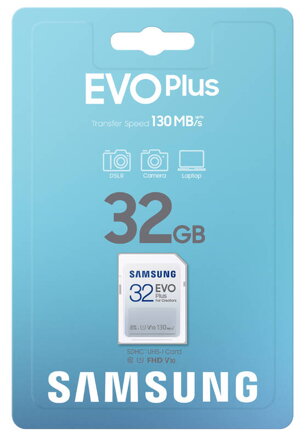 Samsung EVO Plus SDHC pamäťová karta 32GB  130MB/s