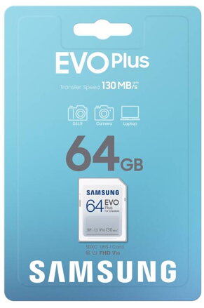 Samsung EVO Plus SDXC memóriakártya 64GB 130MB/s