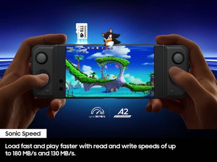 SAMSUNG PRO Plus microSDXC 1TB Sonic the Hedgehog + adapter class 10 UHS-I U3 A2 V30 180/130 MB/s 