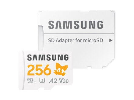 SAMSUNG PRO Plus microSDXC 256GB Sonic the Hedgehog + adapter class 10 UHS-I U3 A2 V30 180/130 MB/s 