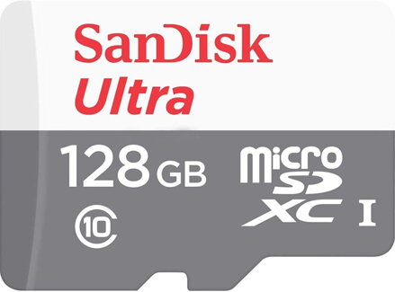 SanDisk Ultra 128GB microSDXC pamäťová karta 100MB/s A1 Class 10 UHS-I SanDisk Ultra 128GB microSDXC pamäťová karta 100MB/s A1 Class 10 UHS-I