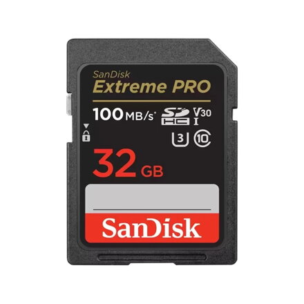 SanDisk Extreme PRO 32GB SDHC pamäťová karta class 10  UHS-I U3 V30 100/90 MB/s 