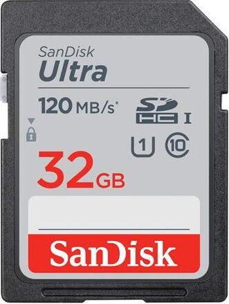 SanDisk Ultra SDHC 32GB 120MB/s Class10 UHS-I