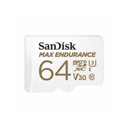 SanDisk MAX ENDURANCE 64GB microSDXC pamäťová karta 100/40 MB/s, UHS-I U3 (V30) 