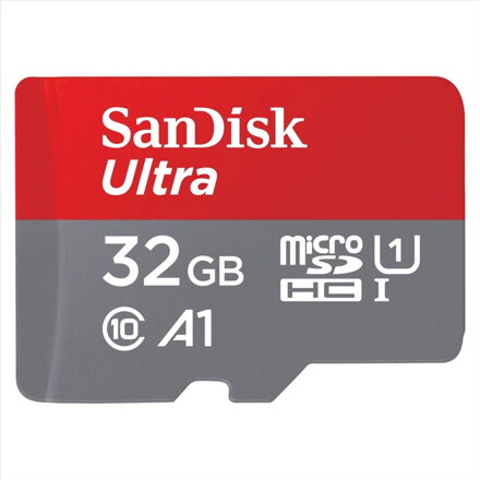 SANDISK Ultra 32GB microSDHC pamäťová karta 120MB/s Class 10 UHS-I + adapter