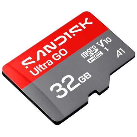 SanDisk microSDHC Ultra GO 32GB (UHS-I, V10, U1, C10, A1, 120 MB/s, Full Video HD)
