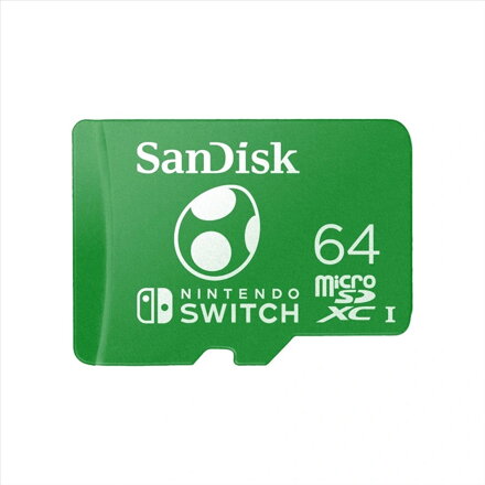 SanDisk Nintendo Switch 64GB microSDXC pamäťová karta 100/90MB/s A1 C10 V30 UHS-1 U3