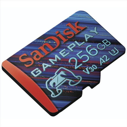 SANDISK GamePlay 256GB micro SDXC pamäťová karta 190/130 MB/s  A2 C10 V30 UHS-I U3