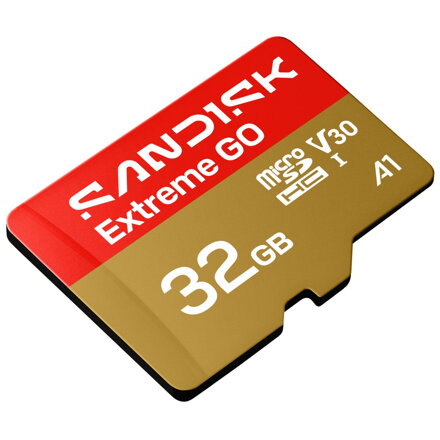 SanDisk Extreme GO microSDHC 32GB (UHS-I, 100MB/s / W60MB/s, 5K)